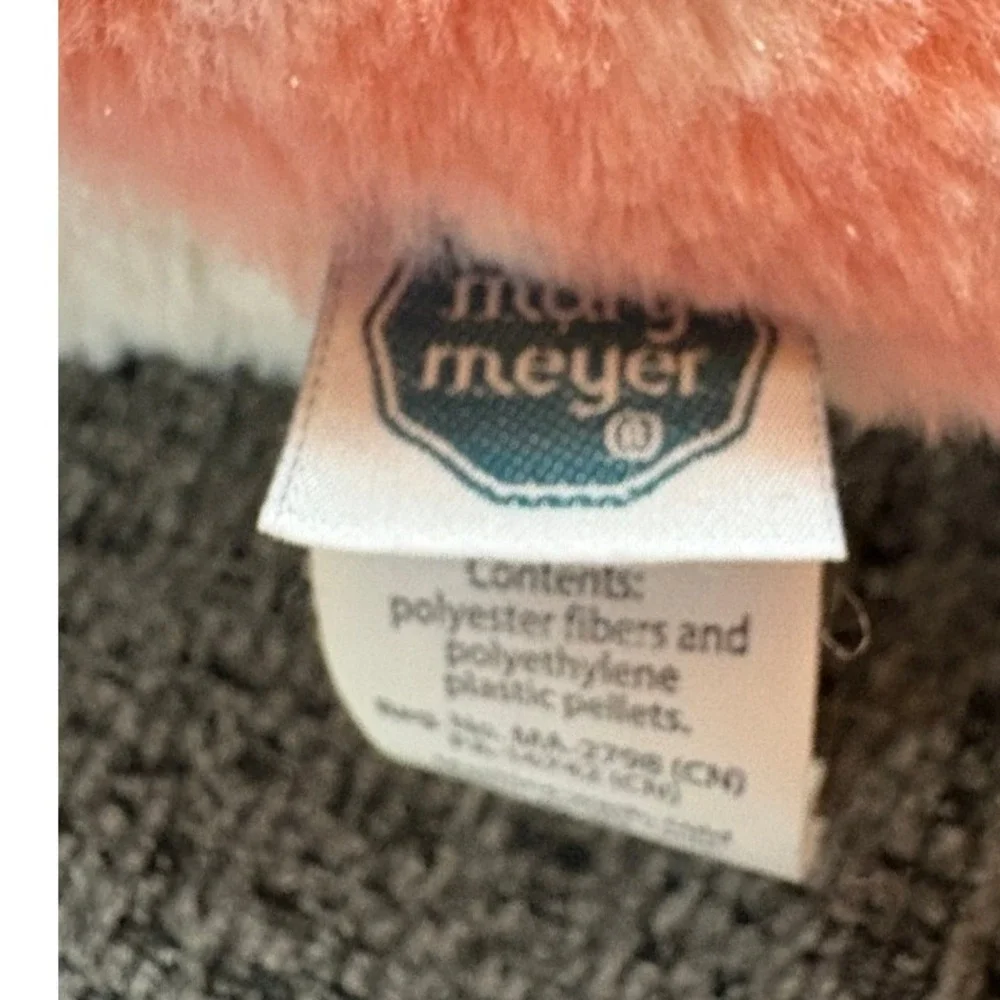 Mary Meyer Narwhal Coral White Sparkle‎ Horn Toy Kids Childrens Stuffed Animal